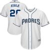 Stunning Padres #20 Carlos Asuaje White New Cool Base Stitched MLB Jersey
