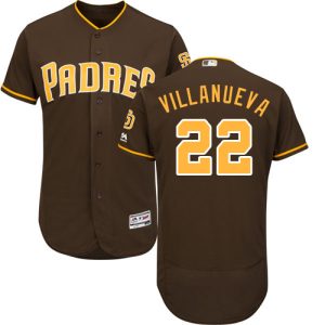 HighQuality Padres #22 Christian Villanueva Brown Flexbase Authentic Collection Stitched MLB Jersey