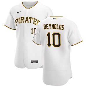 Outstanding Pittsburgh Pirates #10 Bryan Reynolds Men's Nike White Home 2020 Authentic Player MLB Jersey