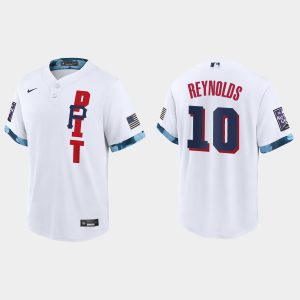 Amazing Pittsburgh Pirates #10 Bryan Reynolds 2021 MLB All Star Game Fan's Version White Jersey