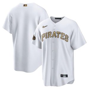 Stunning Pittsburgh Pirates Blank Men's Nike White 2022 MLB All Star Game Replica Jersey