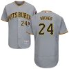 Superb Pirates #24 Chris Archer Grey Flexbase Authentic Collection Stitched MLB Jersey