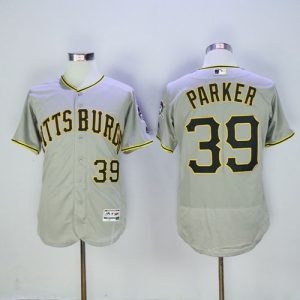 Premium Pirates #39 Dave Parker Grey Flexbase Authentic Collection Stitched MLB Jersey