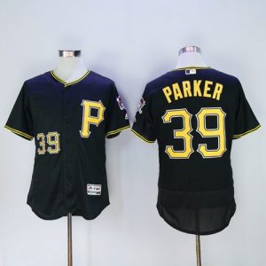 Exceptional Pirates #39 Dave Parker Black Flexbase Authentic Collection Stitched MLB Jersey