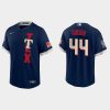 Outstanding Texas Rangers #44 Kyle Gibson 2021 MLB All Star Game Fan's Version Navy Jersey