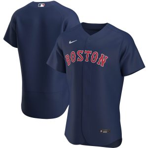 Delightful Boston Red Sox Men's Nike Navy Alternate 2020 Authentic MLB Jersey