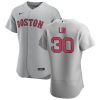 Fantastic Boston Red Sox #30 Tzu Wei Lin Men's Nike Gray Road 2020 Authentic Team MLB Jersey