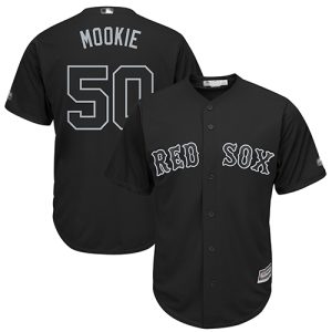 Premium Red Sox #50 Mookie Betts Black Mookie Players Weekend Cool Base Stitched MLB Jersey
