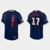 Premium Boston Red Sox #17 Mathan Eovaldi 2021 MLB All Star Game Fan's Version Navy Jersey