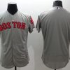 Delightful Red Sox Blank Grey Flexbase Authentic Collection Stitched MLB Jersey