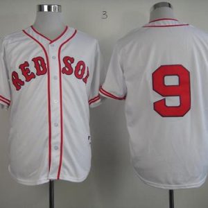 Premium Red Sox #9 Ted Williams White 1936 Turn Back The Clock Stitched MLB Jersey
