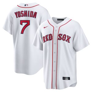 HighQuality Boston Red Sox #7 Masataka Yoshida Men's Nike White Home Official Replica Player Jersey