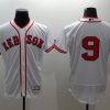 Premium Red Sox #9 Ted Williams White Flexbase Authentic Collection Cooperstown Stitched MLB Jersey