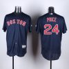 Amazing Red Sox #24 David Price Navy Blue Flexbase Authentic Collection Stitched MLB Jersey