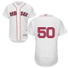 Superb Red Sox #50 Mookie Betts White Flexbase Authentic Collection Stitched MLB Jersey