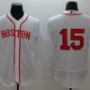 HighQuality Red Sox #15 Dustin Pedroia White Flexbase Authentic Collection Alternate Home Stitched MLB Jersey