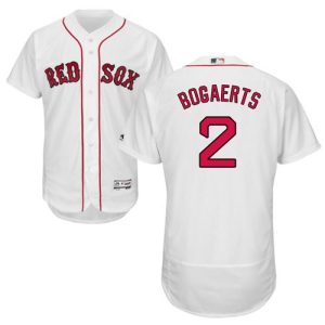 Superb Red Sox #2 Xander Bogaerts White Flexbase Authentic Collection Stitched MLB Jersey