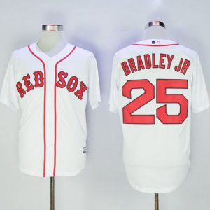 Fantastic Red Sox #25 Jackie Bradley Jr White New Cool Base Stitched MLB Jersey