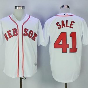 Fantastic Red Sox #41 Chris Sale White New Cool Base Stitched MLB Jersey