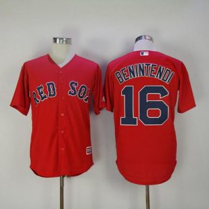 HighQuality Red Sox #16 Andrew Benintendi Red New Cool Base Stitched MLB Jersey
