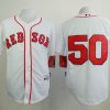 Amazing Red Sox #50 Mookie Betts White Cool Base Stitched MLB Jersey
