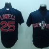 Fantastic Red Sox #25 Mike Lowell Stitched Dark Blue MLB Jersey