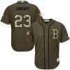 Superb Red Sox #23 Blake Swihart Green Salute to Service Stitched MLB Jersey