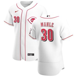 HighQuality Cincinnati Reds #30 Tyler Mahle Men's Nike White Home 2020 Authentic Player MLB Jersey