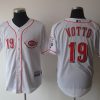 Amazing Reds #19 Joey Votto White Cool Base Stitched MLB Jersey