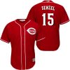 Amazing Reds #15 Nick Senzel Red New Cool Base Stitched MLB Jersey