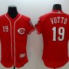 Premium Reds #19 Joey Votto Red Flexbase Authentic Collection Stitched MLB Jersey