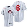 Amazing Cincinnati Reds #6 Jonathan India Men's 2022 Field of Dreams MLB Game Jersey   White