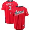 HighQuality Reds #3 Scooter Gennett Red 2018 All Star National League Stitched MLB Jersey