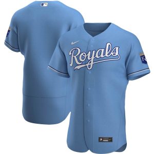 Amazing Kansas City Royals Men's Nike Light Blue Alternate 2020 Authentic MLB Jersey