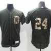 Exceptional Tigers #24 Miguel Cabrera Green Flexbase Authentic Collection Salute to Service Stitched MLB Jersey
