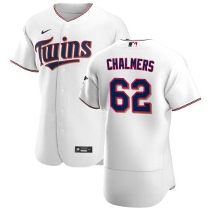 Superb Minnesota Twins #62 Dakota Chalmers Men's Nike White Home 2020 Authentic Player MLB Jersey