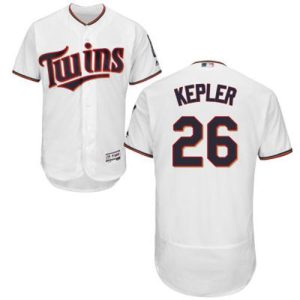 Delightful Twins #26 Max Kepler White Flexbase Authentic Collection Stitched MLB Jersey