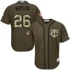 Impressive Twins #26 Max Kepler Green Salute to Service Stitched MLB Jersey