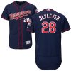 Premium Twins #28 Bert Blyleven Navy Blue Flexbase Authentic Collection Stitched MLB Jersey