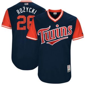 Stunning Twins #26 Max Kepler Navy Rozycki Players Weekend Authentic Stitched MLB Jersey