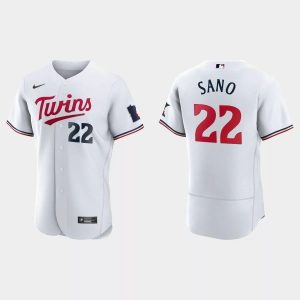 Amazing Minnesota Twins #22 Miguel Sano Men's Nike 2023 Authentic Jersey   White