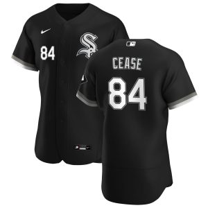 Superb Chicago White Sox #84 Dylan Cease Men's Nike Black Alternate 2020 Authentic Player MLB Jersey