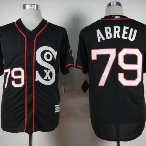 Superb White Sox #79 Jose Abreu Black New Cool Base Stitched MLB Jersey