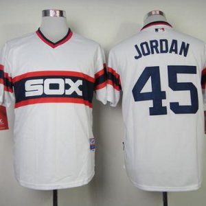 Superb White Sox #45 Michael Jordan White Alternate Home Cool Base Stitched MLB Jersey