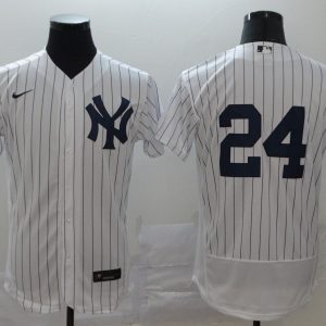 Amazing New York Yankees #24 Gary Sanchez Men's Nike White Navy Home 2020 Authentic Player MLB Jersey
