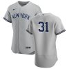 Stunning New York Yankees #31 Aaron Hicks Men's Nike Gray Road 2020 Authentic Player MLB Jersey