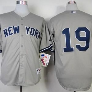 Stunning Yankees #19 Masahiro Tanaka Grey Stitched MLB Jersey